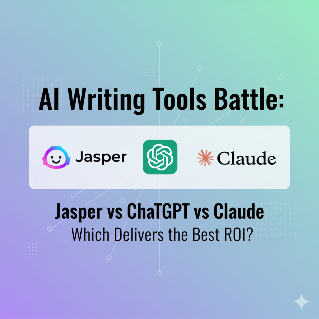 AI Writing Tools Battle: Jasper vs ChatGPT vs Claude – Which Delivers the Best ROI?