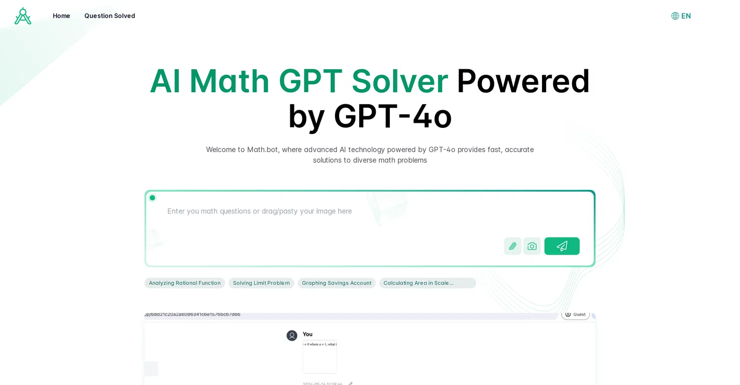 MathBot AI Tutor Business Analytics